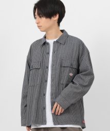 Dickies(Dickies)/【Dickies/ディッキーズ】　オーバーサイズ ツイルワークシャツ/ CPOジャケット/ ライトジャケット/ストライプ