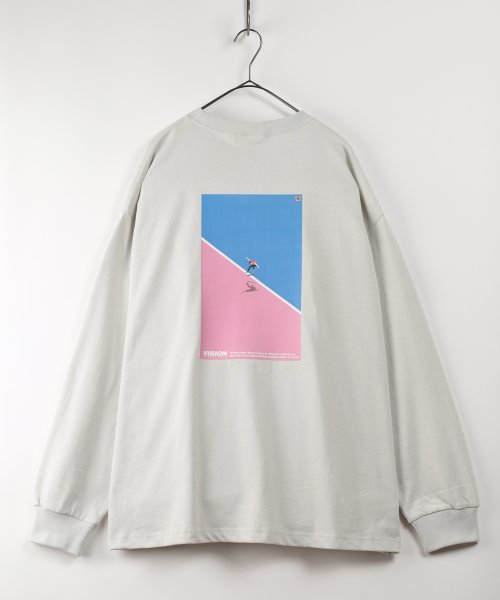 セール Vision Street Wear ヴィジョンストリートウェア オーリースケボー スニーカー 手書きイラスト バックプリント ロングスリーブ Vision Street Wear Vision Street Wear Magaseek