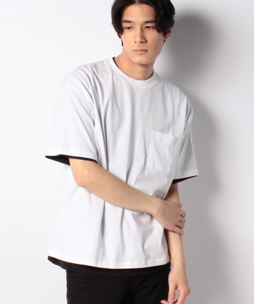 セール Bluestandard 重ね着2枚セット ポケット付き Bigフィットtシャツ ジーンズメイト Jeans Mate Magaseek