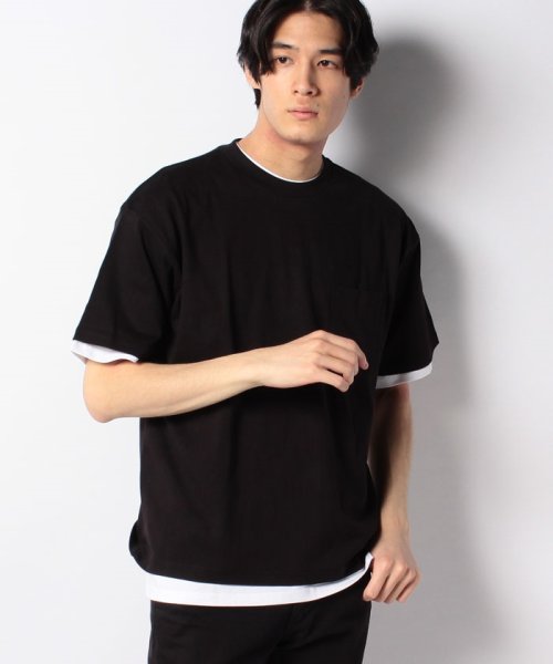 セール Bluestandard 重ね着2枚セット ポケット付き Bigフィットtシャツ ジーンズメイト Jeans Mate Magaseek