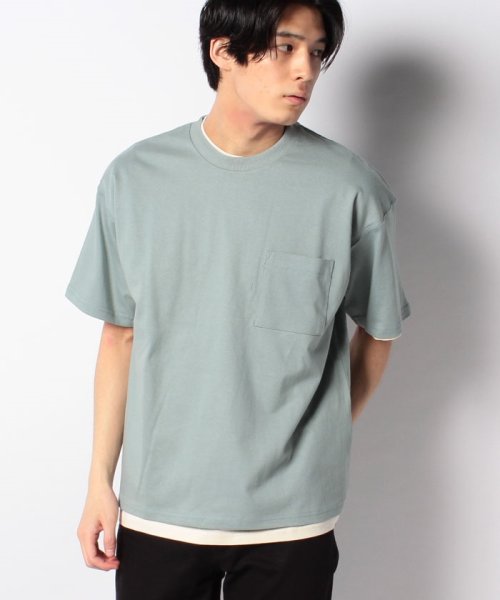 セール Bluestandard 重ね着2枚セット ポケット付き Bigフィットtシャツ ジーンズメイト Jeans Mate Magaseek