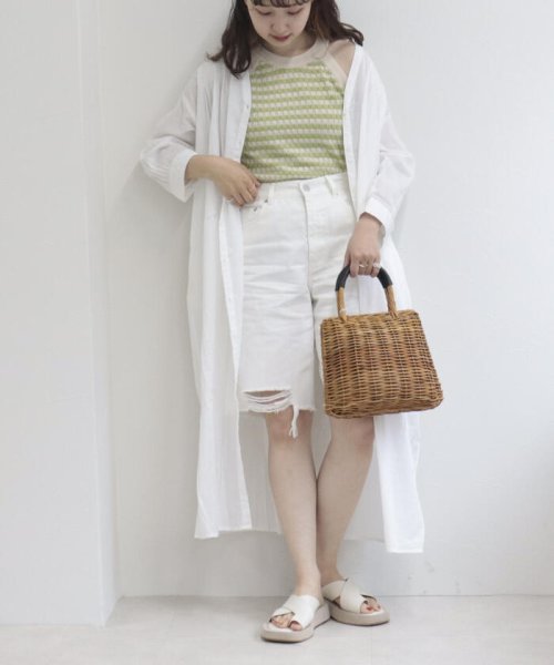 タックギャザーシャツワンピース フレディ クルール Fredy Couleur Magaseek