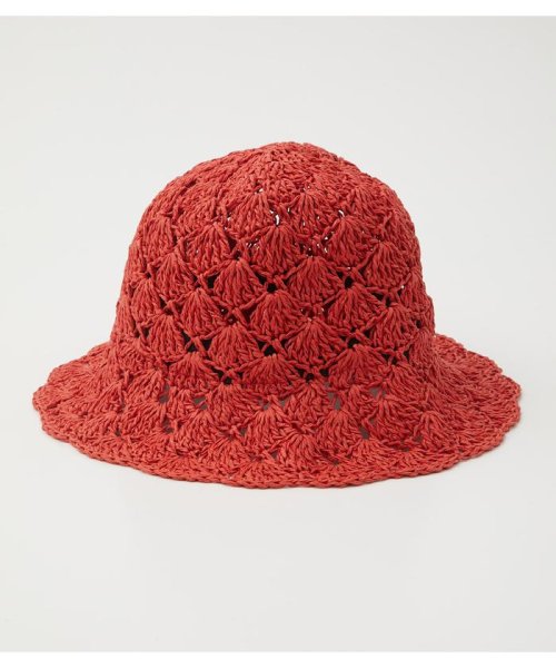 RODEO CROWNS WIDE BOWL(ロデオクラウンズワイドボウル)/BRAID COLOR HAT/RED