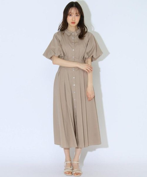 セール ハイウエストタックワンピース ウィルセレクション Willselection Magaseek