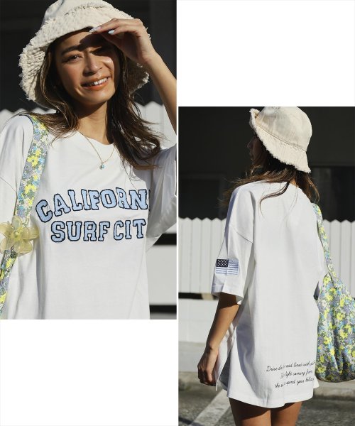 セール】USAコットンCALIFORNIAチェーン刺繍ビッグTシャツ(504676759) | アナップミンピ(anap mimpi) -  MAGASEEK