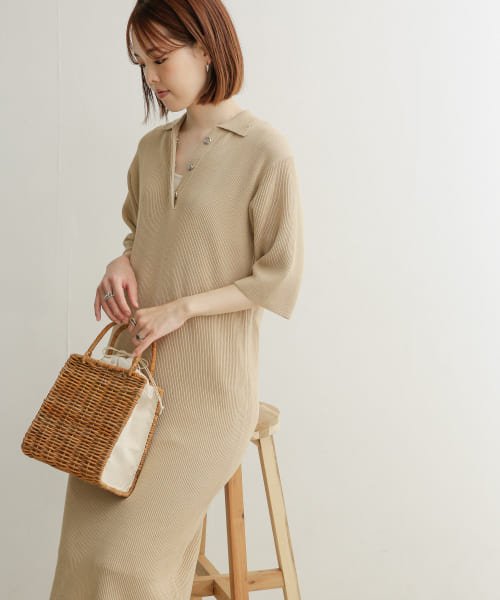 セール 畦ポロknitワンピース アーバンリサーチドアーズ Urban Research Doors Magaseek