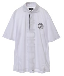 Men's Bigi(メンズビギ)/＜1PIU1UGUALE3 RELAX＞別注　リバーメッシュポロシャツ/ホワイト