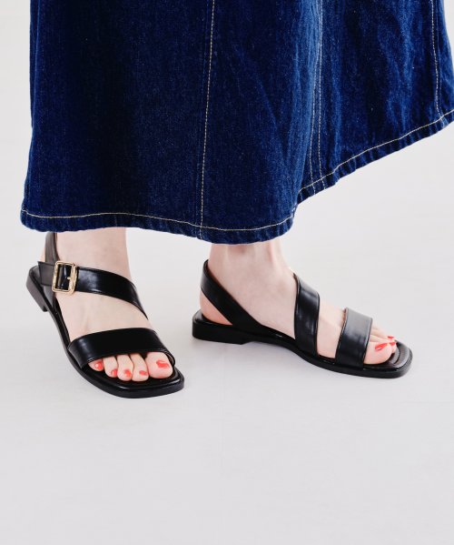 セール 22春夏新作 ダブルベルトアシンメトリーサンダル 229 ダブルエー オリエンタルトラフィック Wa Oriental Traffic Magaseek