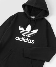 Adidas(アディダス)/【adidas/アディダス】トレフォイル プルパーカー/フーディー/オリジナルス/裏毛/ジャージ/ブラック