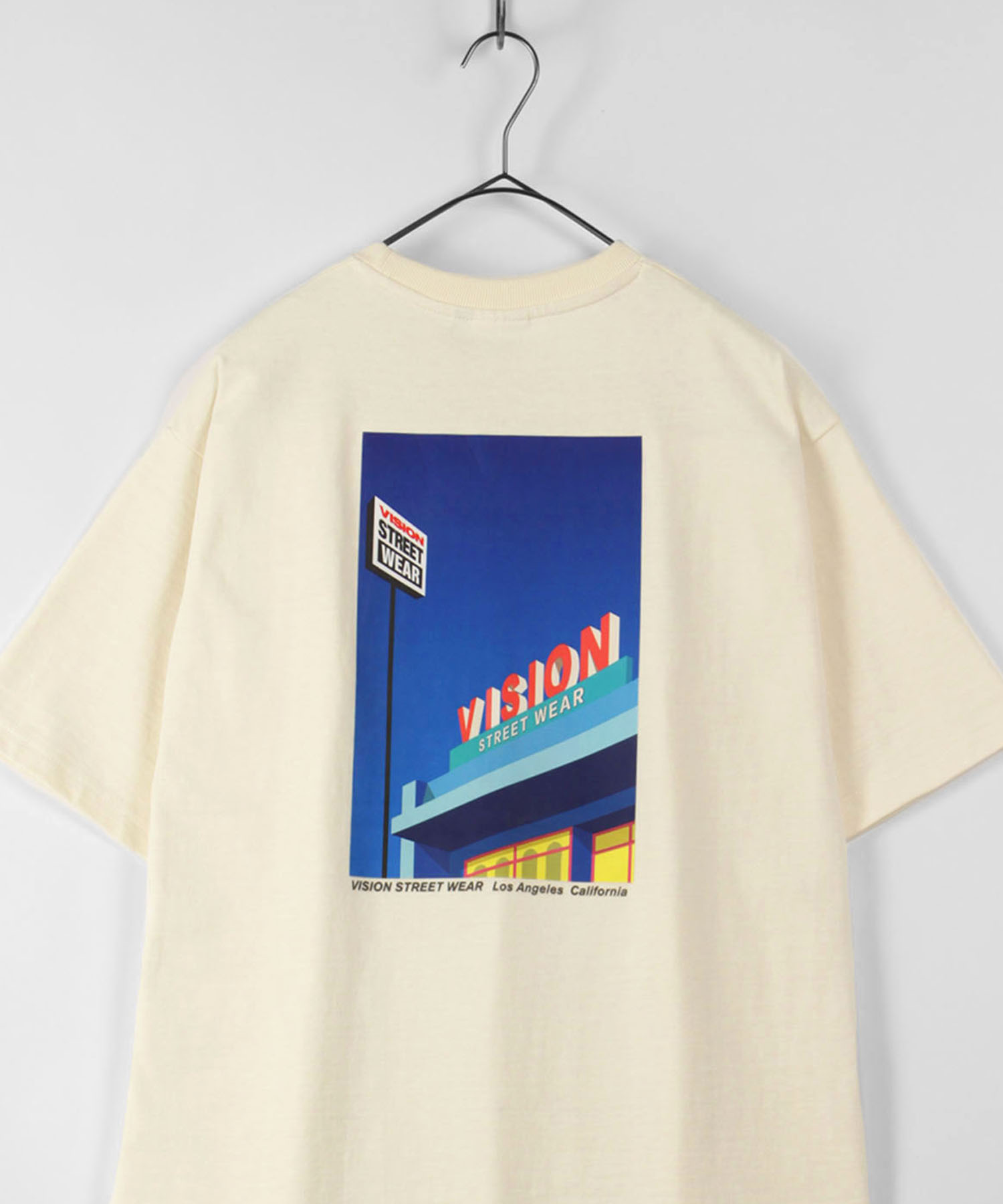 【VISION STREET WEAR/ヴィジョンストリートウェア】レトロショップ スケーター プリントTシャツ
