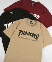 THRASHER(スラッシャー)/【THRASHER/スラッシャー】 グラフィックロゴ プリント半袖Tシャツ/MAG LOGO S/S TEE/ベージュ