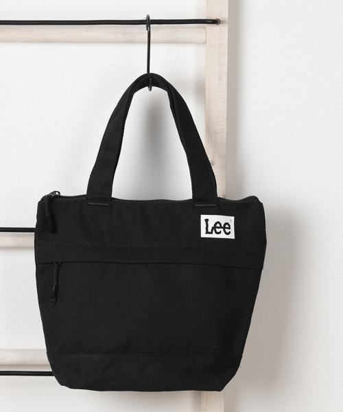 Lee(Lee)/【Lee/リー】ブランドロゴ キャンバス ブランドロゴ ミニトートバッグ/ワンポイント/エコバッグ/ブラック