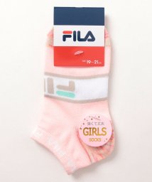 FILA socks Kids(フィラ　ソックス　キッズ)/【キッズ】パステルカラー 甲ロゴ アンクルソックス 単品 ガールズ/ピンク