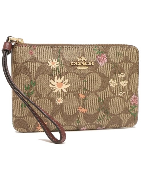 コーチ アウトレット ポーチ リストレット シグネチャー 花柄 ベージュマルチ レディース COACH C8732 IME7V(504676689) | コーチ(COACH) - MAGASEEK コーチ アウトレット ポーチ リストレット シグネチャー 花柄 ベージュマルチ レディース COACH C8732 IME7V(504676689) | コーチ(COACH) - MAGASEEK