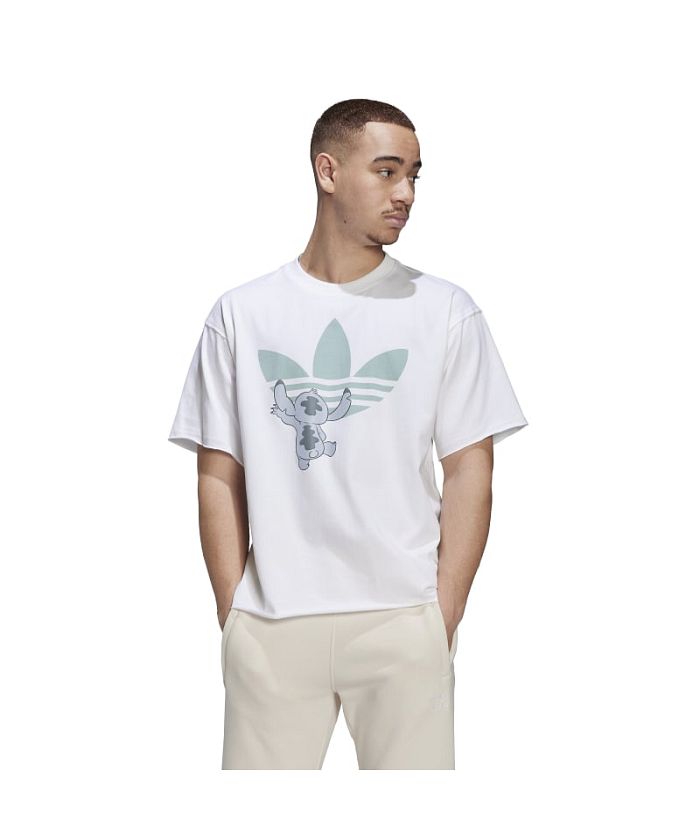 adidas ディズニー スティッチ柄 半袖Tシャツ ショートパンツ