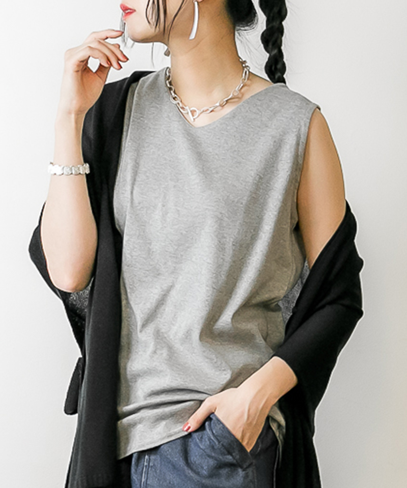 セール 大人のvネックタンクトップ アットワン Atone Magaseek