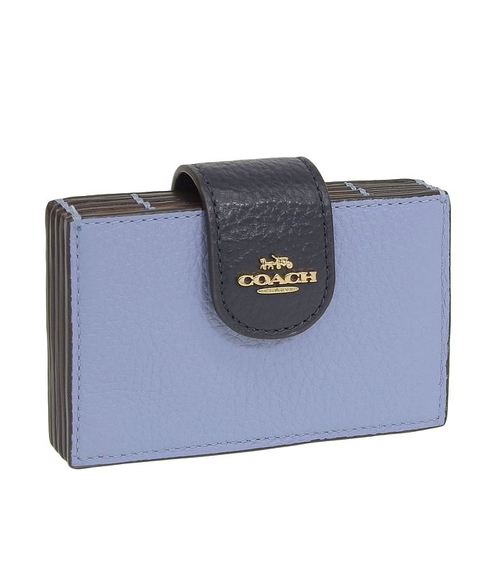 売り込み 新品 コーチ オンライン限定 小銭入れ付 アコーディオン