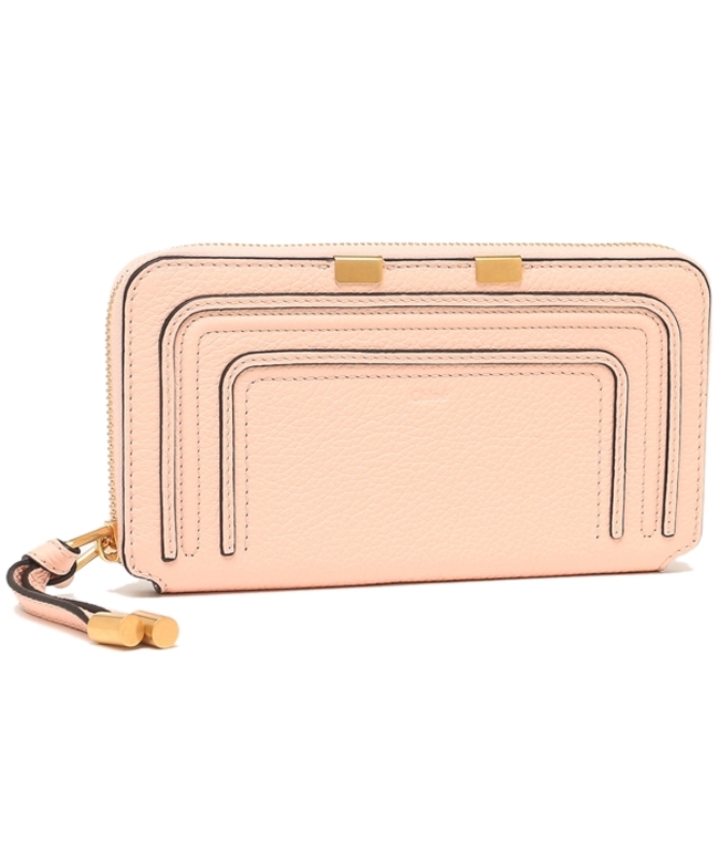 クロエ Marcie 新品 長財布 ローズ-