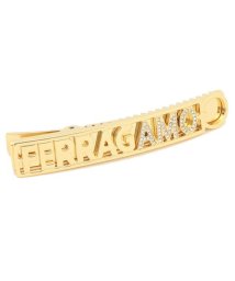 FERRAGAMO/フェラガモ バレッタ アクセサリー レタリング ヘアアクセサリー ゴールド レディース FERRAGAMO 340184 0747301/504679407