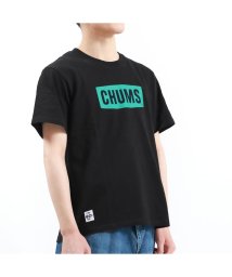 CHUMS(チャムス)/【日本正規品】 チャムス Tシャツ CHUMS OPEN END YARN COTTON チャムスロゴTシャツ CH01－1833/ブラック