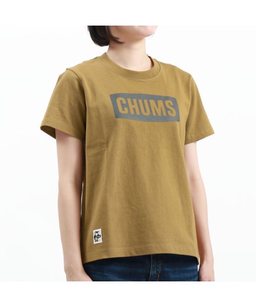 CHUMS(チャムス)/【日本正規品】 チャムス Tシャツ CHUMS OPEN END YARN COTTON チャムスロゴTシャツ CH11－1833/ブラウン