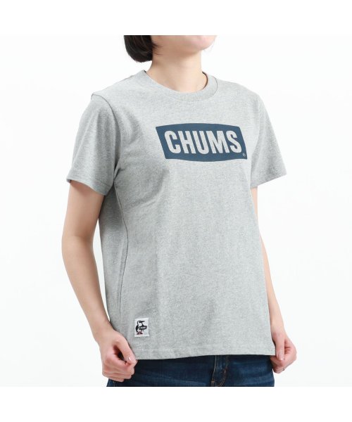 CHUMS(チャムス)/【日本正規品】 チャムス Tシャツ CHUMS OPEN END YARN COTTON チャムスロゴTシャツ CH11－1833/グレー