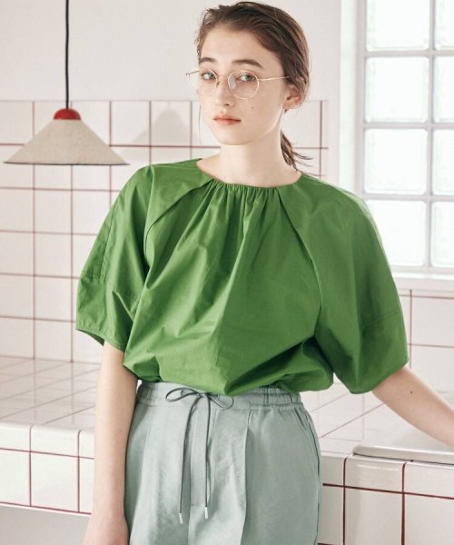 セール オンオフ 洗える 袖パフバックリボンブラウス ザ ショップ ティーケー The Shop Tk Magaseek