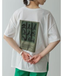 Re:EDIT(リエディ)/バックプリントオーバーサイズTシャツ/オフホワイト