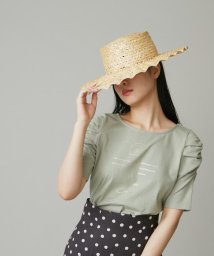 JILL by JILL STUART(ジル バイ ジル スチュアート)/[SALONシリーズ] 箔プリントTシャツ/グリーン