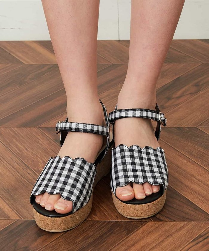 ギンガムチェック サンダルの人気商品 通販 価格比較 価格 Com