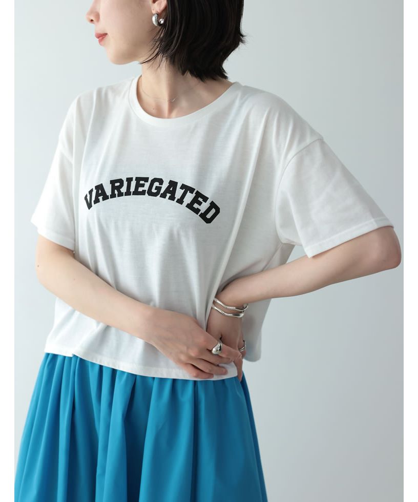 リエディ(Re:EDIT) |カレッジロゴクロップドTシャツ(504681670) - MAGASEEK