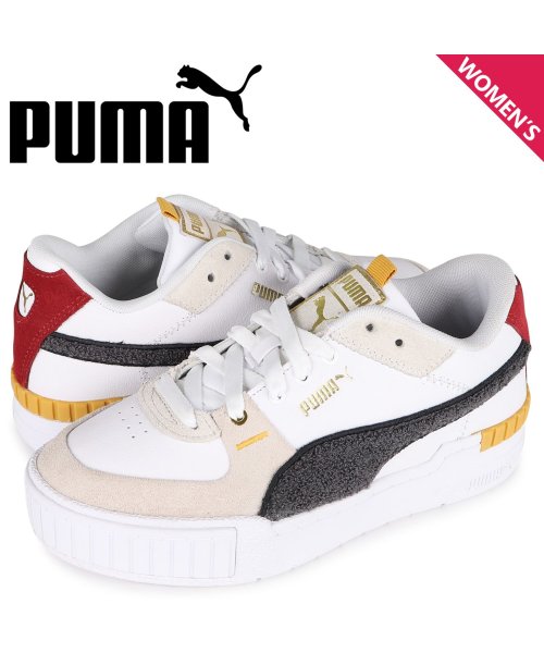 Puma プーマ スニーカー レディース 厚底 カリ スポーツ バーシティ ウィメンズ Cali Sports Varsity Womens ホワイト 白 38 プーマ Puma Magaseek