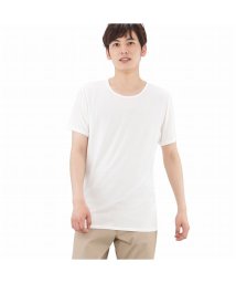 MAC HOUSE(men)(マックハウス（メンズ）)/SARARI サラリ COOL クルーネックTシャツ 321120MH/ホワイト