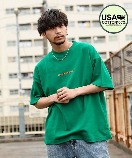 Cavaria Usaコットンカリフォルニアイラストクルーネック半袖tシャツ メンズ 半袖 大人 Usaコットン 厚手 大きいサイズ ビッグシルエット オーバー キャバリア Cavaria Magaseek