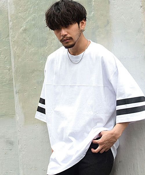 Cavaria ビッグシルエットフットボールtシャツ メンズ ブランド おしゃれ フットボールt フットボール フットボールtシャツ 大人 大きいサイズ カジュ キャバリア Cavaria Magaseek
