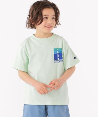 SHIPS KIDS/【SHIPS KIDS別注】RUSSELL ATHLETIC:モーション ロゴ TEE(100～160cm)/504682965
