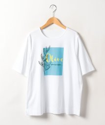 Leilian PLUS HOUSE/【プラス企画】洗えるモチーフＴシャツ/504632448