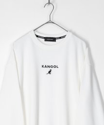 KANGOL(KANGOL)/【KANGOL/カンゴール】 オーバーサイズ ワンポイントロゴ刺繍 スウェット/オフホワイト