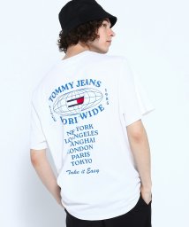 TOMMY JEANS(トミージーンズ)/グローバルロゴTシャツ/ホワイト