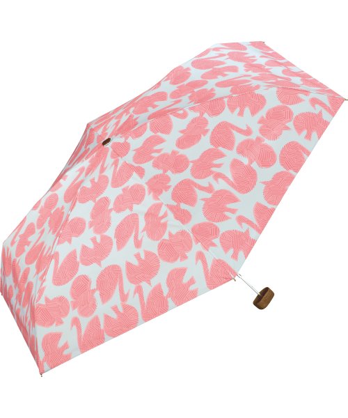 Wpc．(Wpc．)/【Wpc.公式】日傘 ショルダーバッグパラソル  53cm 完全遮光 遮熱 UVカット100％ 晴雨兼用 レディース 折りたたみ傘/リントゥピンク