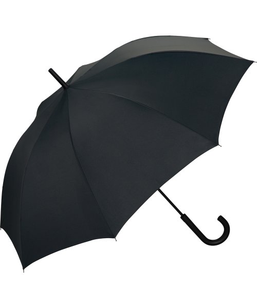 Wpc．(Wpc．)/【Wpc.公式】雨傘 UNISEX WIND RESISTANCE UMBRELLA 65cm 耐風 継続はっ水 ジャンプ傘 メンズ レディース 長傘/BK
