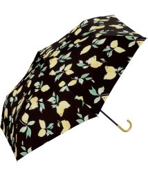 Wpc．(Wpc．)/【Wpc.公式】雨傘 レモン ミニ 50cm 継続はっ水 晴雨兼用 レディース 折り畳み傘/BK
