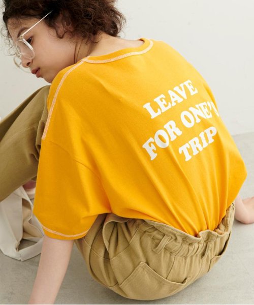 FREE'S MART(フリーズマート)/アウトロックロゴビッグTシャツ/オレンジ