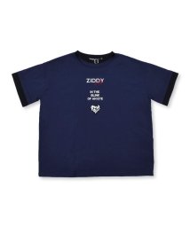 ZIDDY(ジディー)/チョーカー リブ Tシャツ (130~160cm)/ネイビー