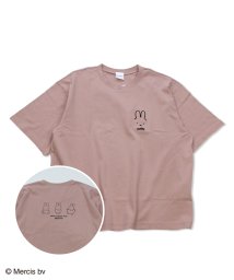 chil2(チルツー)/ミッフィー・ボリスレディースTシャツ／miffy/スモークピンク