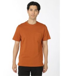 TAKA-Q(タカキュー)/カバロスウィザード 10機能 クルーネック 半袖 メンズ Tシャツ カットソー カジュアル インナー ビジネス ギフト プレゼント/オレンジ