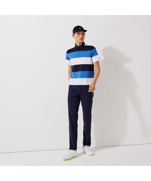 セール ビッグピッチボーダーゴルフポロシャツ ラコステスポーツ メンズ Lacostesports Mens Magaseek