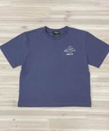 COMME CA ISM KIDS(コムサイズム（キッズ）)/おりがみプリント　Tシャツ/ネイビー