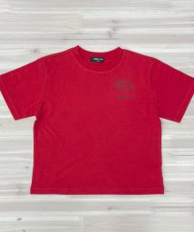 COMME CA ISM KIDS(コムサイズム（キッズ）)/おりがみプリント　Tシャツ/レッド