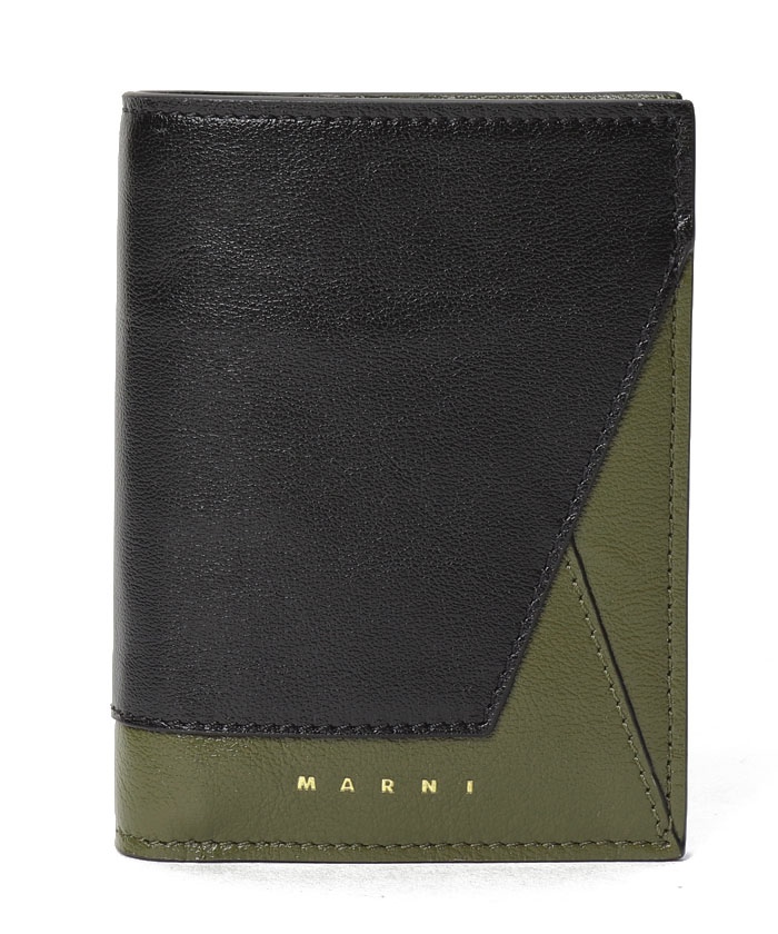 【新品未使用】 マルニ MARNI 二つ折り財布 ウォレット BILLFOLD W/COINPURSE PFMO0055U1P2644素材本体